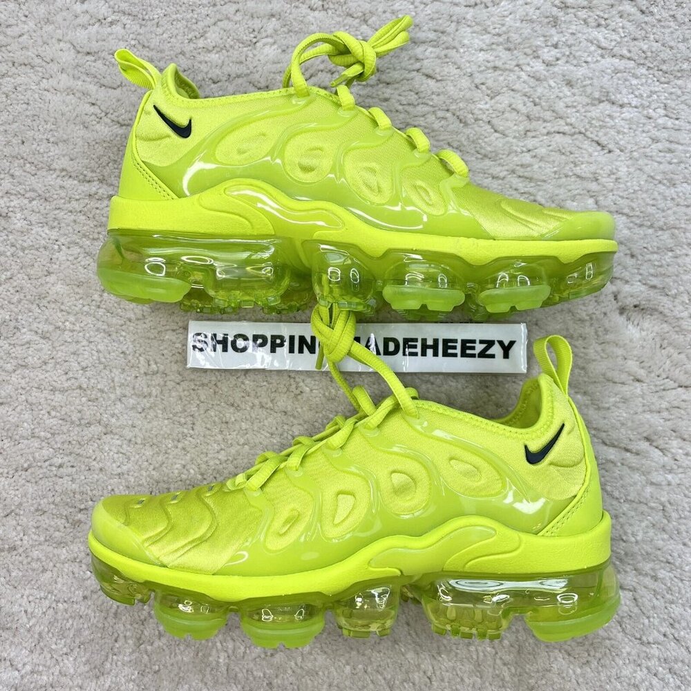 [Wm 6.5] NIKE AIR VAPORMAX PLUS Running Shoes Atomic Green Tennis Ball